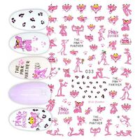 Nail Art Sticker - Pink Panther