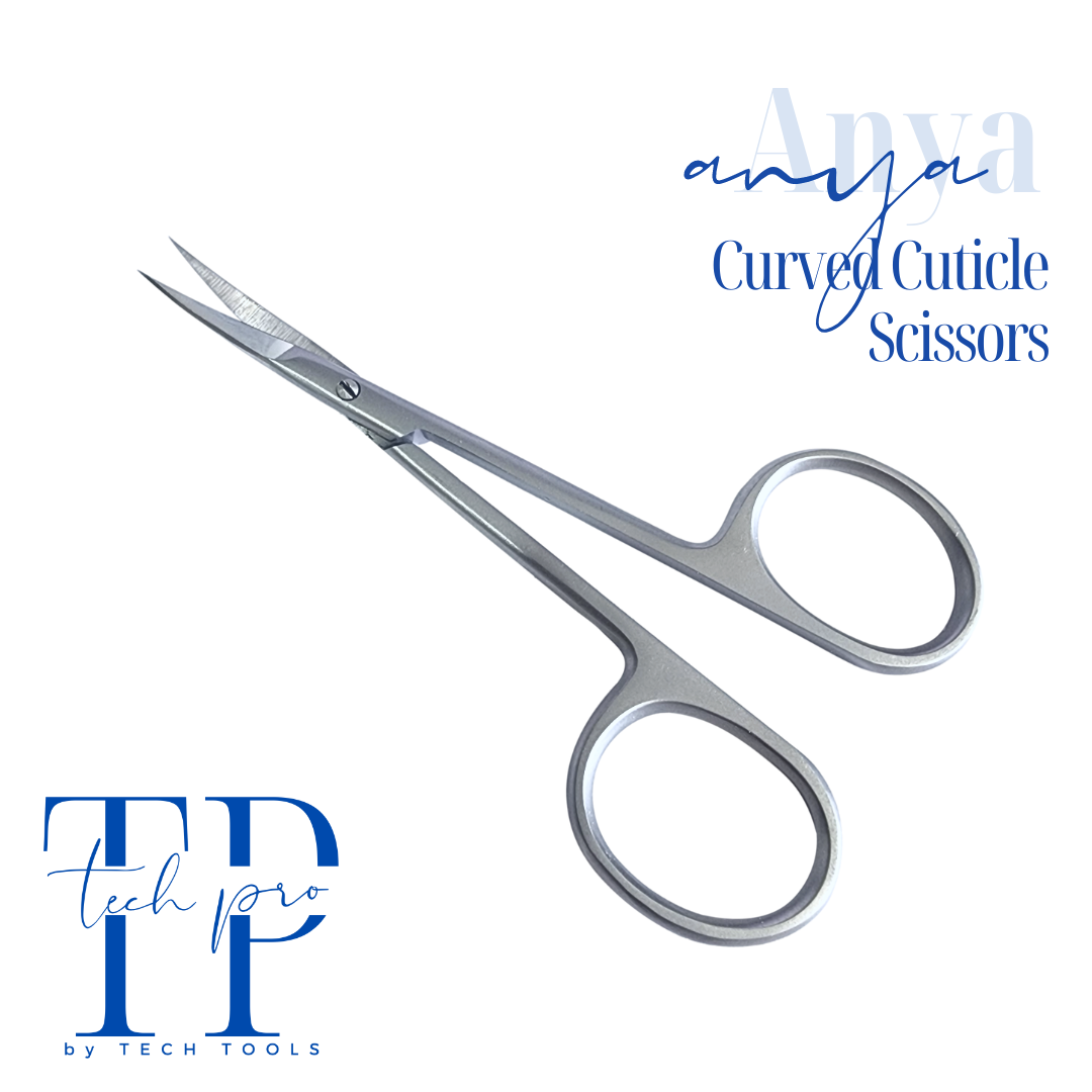 TECHPRO ANYA Curved Cuticle Scissor 5 Pack