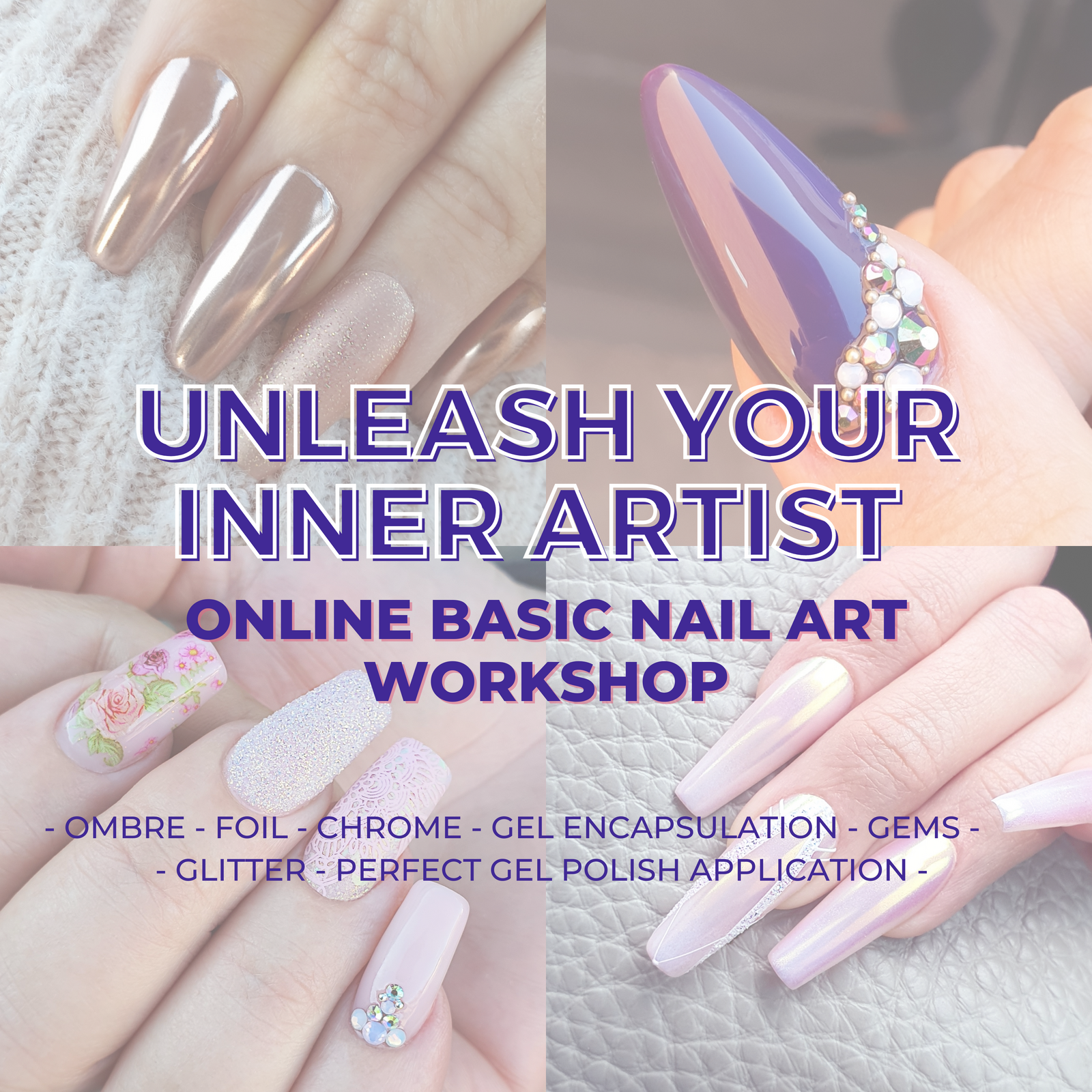 On-Line Full Nail Art Course Training
