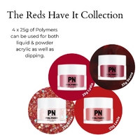 The Reds Have It collection - 4 x 25g Colour Polymer