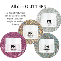 The All That Glitters collection - 4 x 25g Colour Polymer