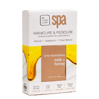 BCL SPA Mani and Pedi 4-Step Treatment Box – Milk + Honey with White Choc
