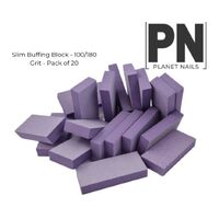 Slim Buffing Block - 180 Grit Purple - pack of 50