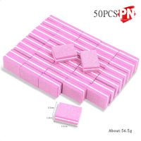 Mini Disposable Sanding Sponge - Pink - Pack of 50