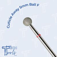 Tech Tools - Cuticle Away 5mm Ball Fine Grit