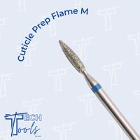 Tech Tools - Drill Bit - Cuticle Prep Flame Medium Grit