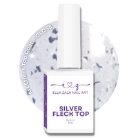 Ella Zala - Silver Fleck Top Coat - 15ml