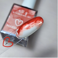 Ella Zala Marble Ink - RED #1