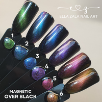 Ella Zala Magnetic Over Black Gel Polish Collection