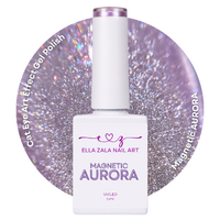 Aurora Purple Magnetic Cat Eye Gel Polish | Ella Zala | HEMA &amp; TPO Free