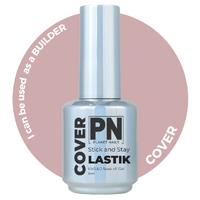 15ml - COVER PINK LASTIK - Stick And Stay BIAB - Soak Off UV/Led Gel 