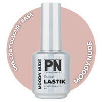 15ml - MOODY NUDE LASTIK - One Coat Colour - Soak Off UV/Led Gel