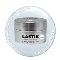LASTIK PLUS CLEAR - Stick and Stay - UV/Led Soak Off - 50ml Jar
