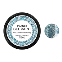 Planet Gel Paint - Precious Metals - Teal