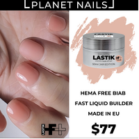 50ml - TULSA LASTIK PLUS HF - Stick And Stay BIAB - Soak Off UV/Led Gel