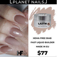 50ml - MIAMI LASTIK PLUS HF - Stick And Stay BIAB - Soak Off UV/Led Gel