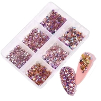 Flat Back Gems - Pink - Mixed Sizes