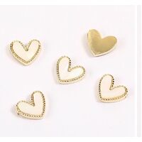 Heart Charm - pack of 5 - #1