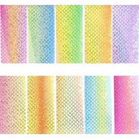 Foil - 10 pieces in a bag - 4*20cm - Mermaid