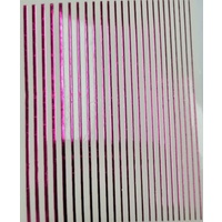 Nail Line Sticker #9 - Hot Pink