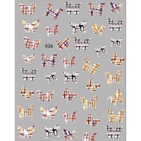 Nail Art Sticker - Camo Butterfly