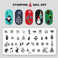 Stamping Plate - Chrissy Plate XY01