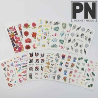 Nail Art Water Decal Pack - Mix #1