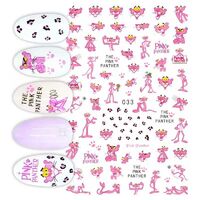 Nail Art Sticker - Pink Panther