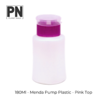 180Ml - Menda Pump Plastic - Pink Top