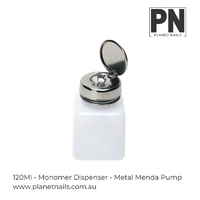 120Ml - Monomer Dispenser - Metal Menda Pump - Small