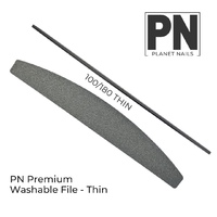 100/180 Grit - Halfmoon Premium Washable - Black Core - THIN file