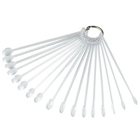 100 x Spoon Shape Display/Swatch Sticks