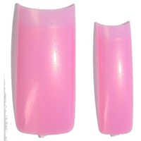 500 X Tips - In Packet - Shimmer Pearl Pink