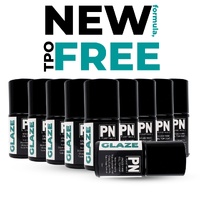 Pack of 10 - 14ml Glaze Top Coat