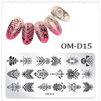 Metal Stamping Plate - OMD15 - On Pointe