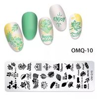 Metal Stamping Plate - OMQ10 - Leafy Love