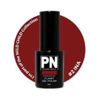 **NEW SIZE 15ml** Gel Polish – P002 INA (red) – HEMA Free UV/LED Soak Off, 15ml