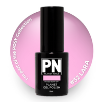 **NEW SIZE 15ml**Planet Gel Polish – P032 LARA  (Pink) – HEMA Free UV/LED Soak Off, 15ml