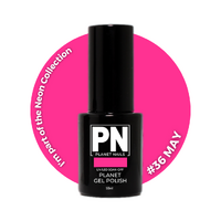 Planet Gel Polish – P036 MAY  (Pink/Neon) – HEMA Free UV/LED Soak Off, 15ml