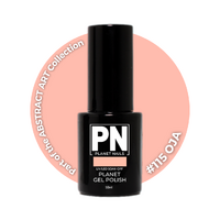 **NEW SIZE 15ml**  Planet Gel Polish – P115 OJA (Orange/Coral/Pastel) – HEMA Free UV/LED Soak Off, 15ml