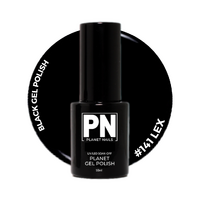 Planet Gel Polish - UV/LED - Hema Free - 10ml - LEX - (BLACK ) - P141