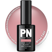 Planet Gel Polish – P144 TAU (Nude) – HEMA Free UV/LED Soak Off, 15ml