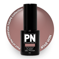 **NEW SIZE 15ml** Planet Gel Polish – P148 WIN (Brown) – HEMA Free UV/LED Soak Off, 15ml