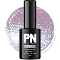 Planet Gel Polish – P160 SAM  (Pink/Shimmer) – HEMA Free UV/LED Soak Off, 15ml