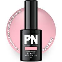 Planet Gel Polish – P261 KAZ  (Pink/Pastel) – HEMA Free UV/LED Soak Off, 15ml