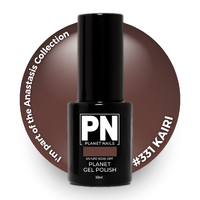 Planet Gel Polish – P331 KAIRI (Brown) – HEMA Free UV/LED Soak Off, 15ml