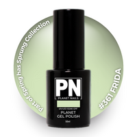 Planet Gel Polish – P361 FRIDA (Green/Pastel) – HEMA Free UV/LED Soak Off, 10ml