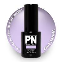 Planet Gel Polish – P362 DANNA (Purple/Pastel) – HEMA Free UV/LED Soak Off, 10ml