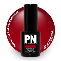 Planet Gel Polish – P367 SOFIA (red) – HEMA Free UV/LED Soak Off, 10ml
