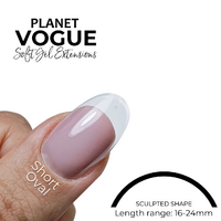Planet Vogue - Oval Short - 504 Tips/Bag